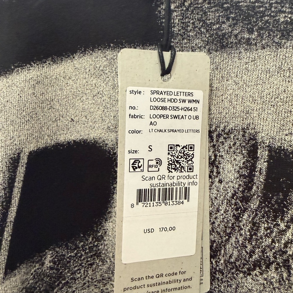 G-Star Women's Black and Cream Graphic Sweater - Picture 4 of 4